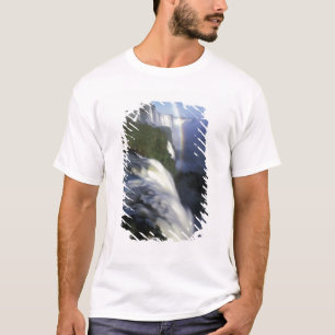 S.A., Brazil, Iguassu Falls Falls with rainbow T-Shirt
