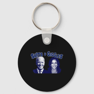 S And Giggles Biden Kamala Harris Keychain