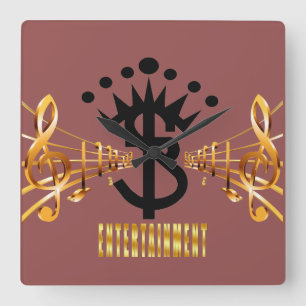 S.B. Ent. Square Wall Clock