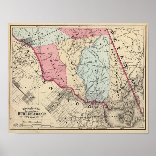 S Burlington County, NJ Poster (Front)