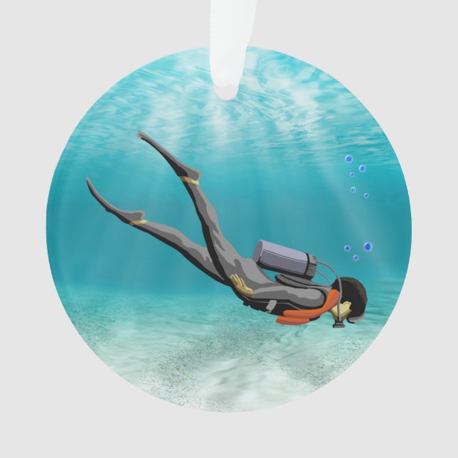 S.C.U.B.A. Diver Ornament (Front)
