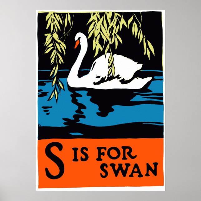 S est pour Swan Poster (Devant)
