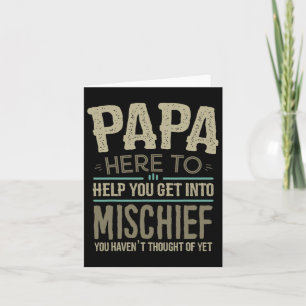 S From Grandchildren For Men Fathers Day Papa  Card