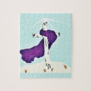 S.G. Draped Cross Jigsaw Puzzle