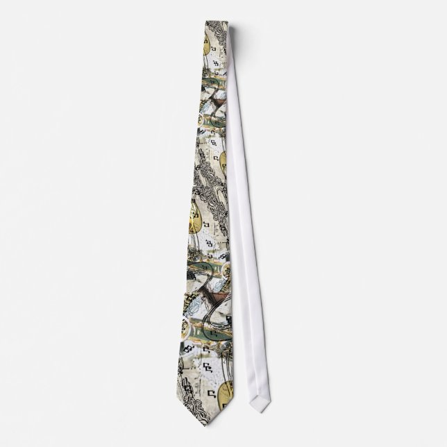 S_Gold_blkSax-Tie blkSax-Mug, S_Gold_bl... Tie (Front)