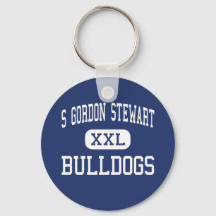 S Gordon Stewart Bulldogs Fort Defiance Keychain
