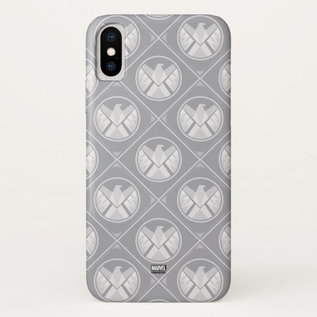 S.H.I.E.L.D. Geometric Pattern Case-Mate iPhone Case (Back)