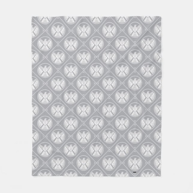 S.H.I.E.L.D. Geometric Pattern Fleece Blanket (Front)