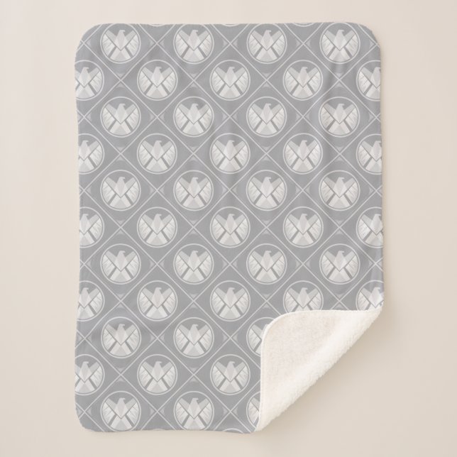 S.H.I.E.L.D. Geometric Pattern Sherpa Blanket (Front)