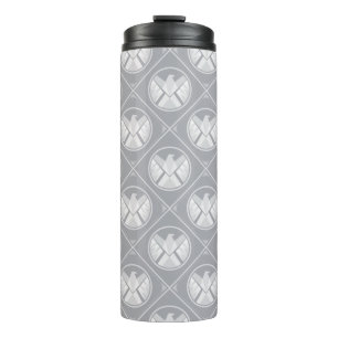 S.H.I.E.L.D. Geometric Pattern Thermal Tumbler