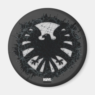 S.H.I.E.L.D. Global Network Grunge Badge Magnet
