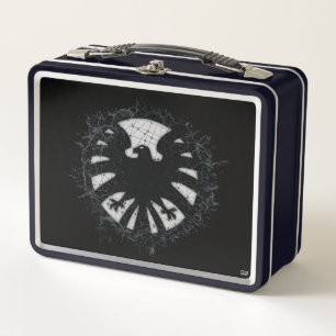 S.H.I.E.L.D. Global Network Grunge Badge Metal Lunch Box