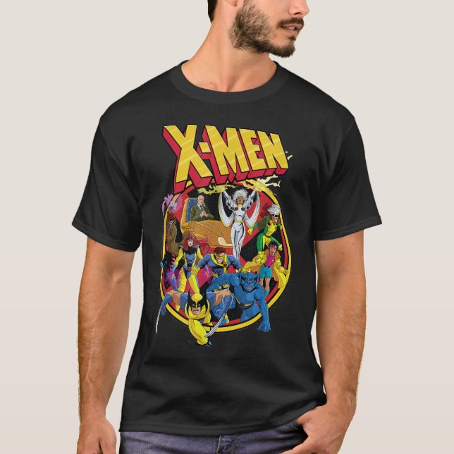S Hommes Série Animée Rétro 90s Essential T-Shirt (Devant)
