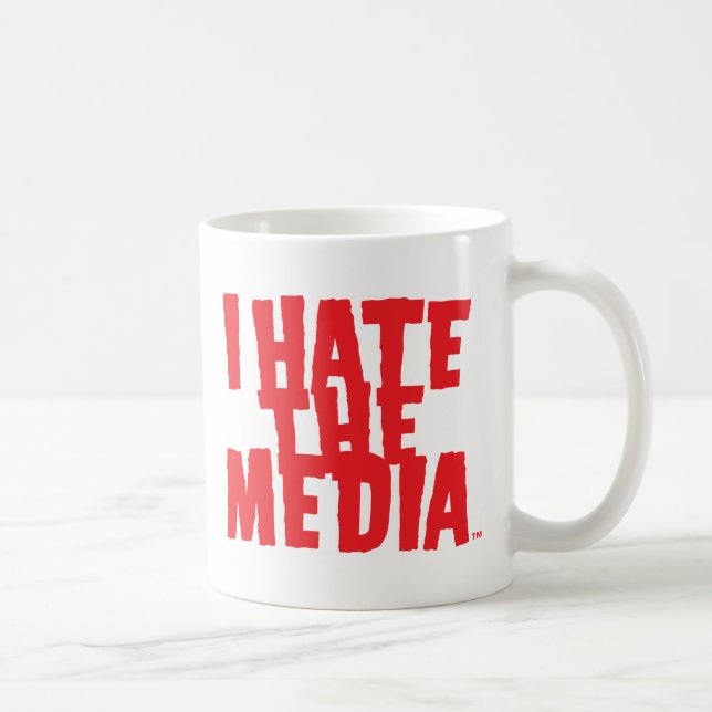 s I Hate The Media Mug (Scary) (Right)