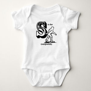 S is for Sasquatch Baby Bodysuit