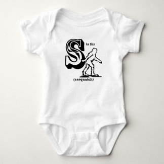 S is for Sasquatch Baby Bodysuit
