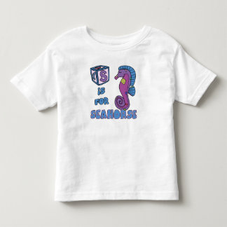 S is for Seahorse Toddler T Shirt
