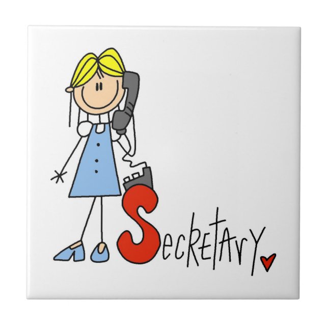 S is for Secretary Tile (Front)