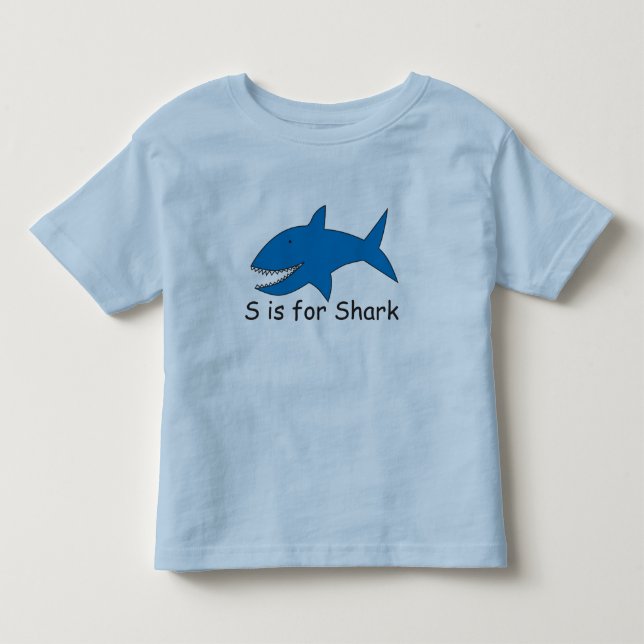 S is for Shark T-Shirt (Front)