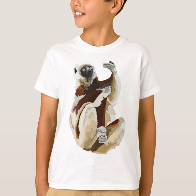 S is for Sifaka Lemur T-Shirt (Front)