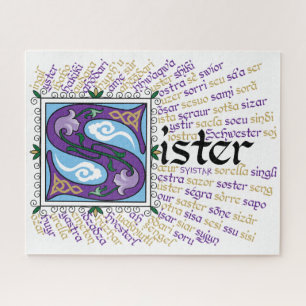 S is for Sister Puzzle