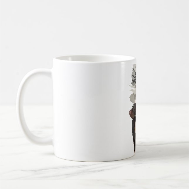 S is for Skunk Coffee Mug (Left)