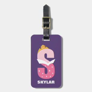 S is for Sleeping Beauty   Add Your Name Luggage Tag