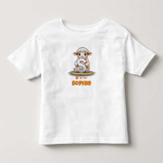 S is for Sophie - Personalized Toddler Shirt