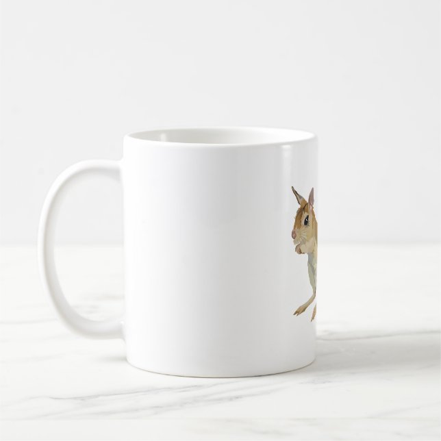 S is for Spring Hare Coffee Mug (Left)