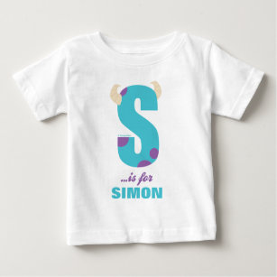 S is for Sulley   Add Your Name Baby T-Shirt