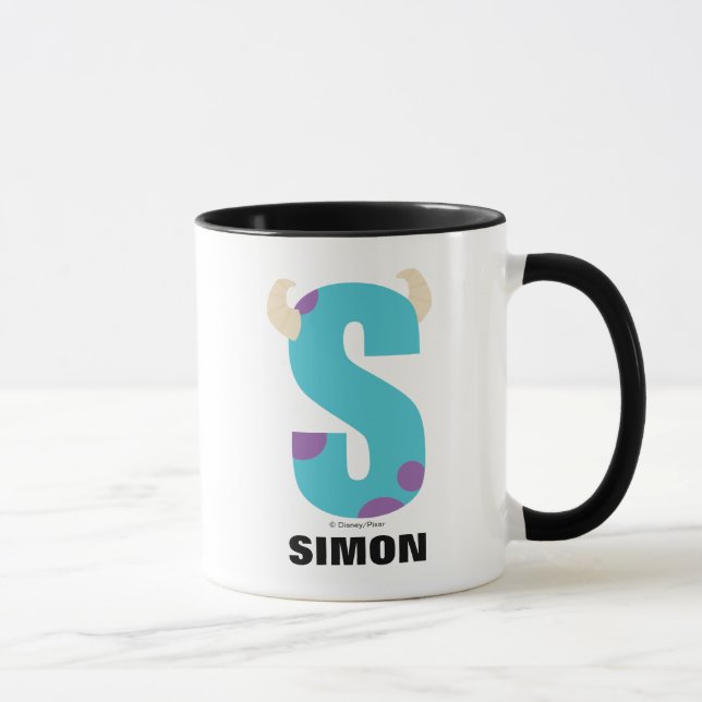 S is for Sulley | Add Your Name Mug (Right)