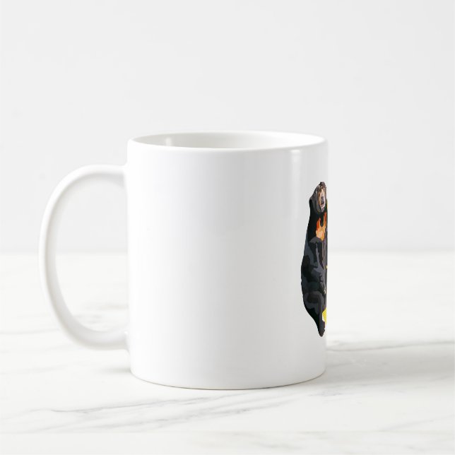 S is for Sun Bear Coffee Mug (Left)