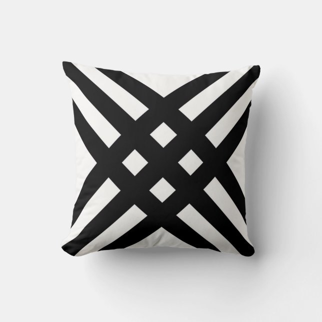 S.K. Loves Me Knot Throw Pillow (Front)