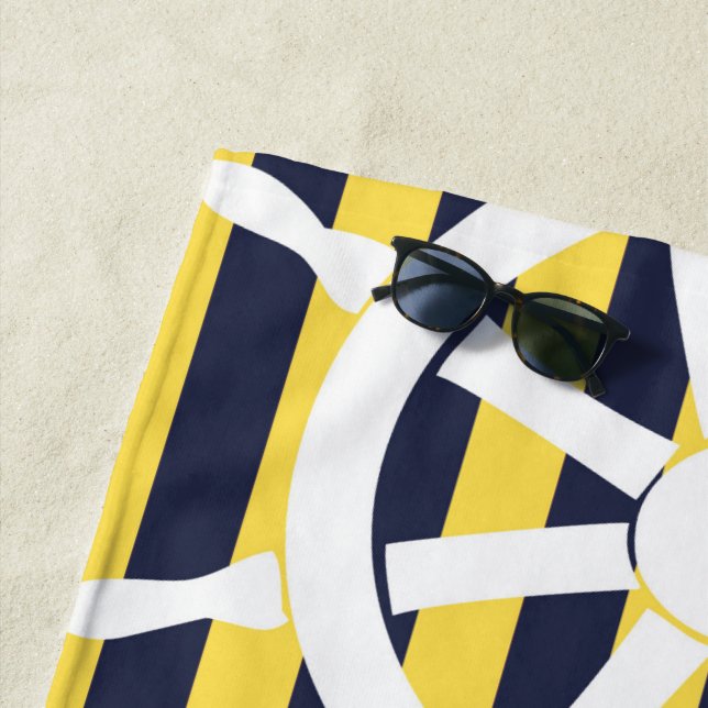 S.K. NautiGal Beach Towel (In Situ)