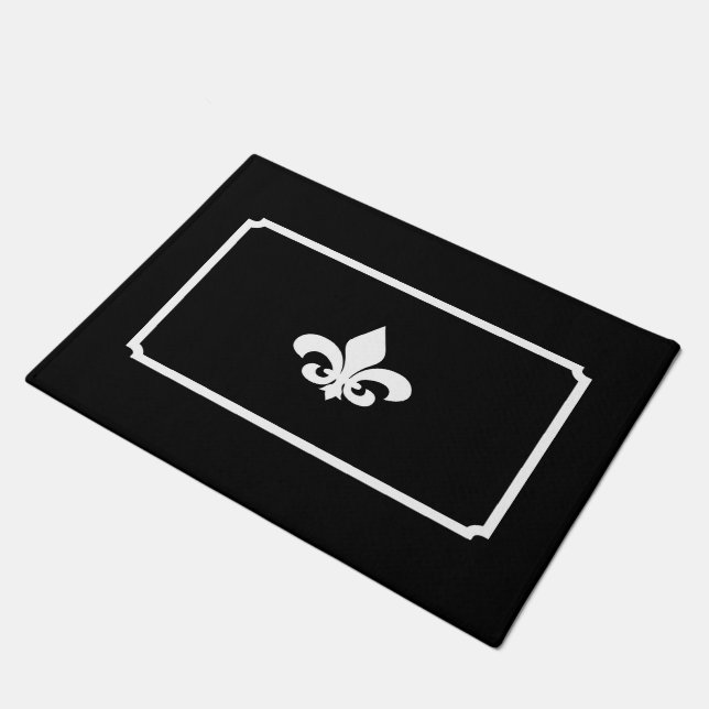 S.K. Paris Le Fleur Door Mat (Angled)