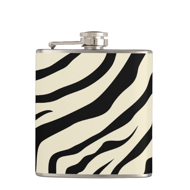 S.K. Zebra Fever Flask (Front)