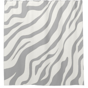 S.K. Zebra Fever Shower Curtain