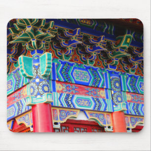S. Korean Palace Art in Bright Colors on a Mouse Pad