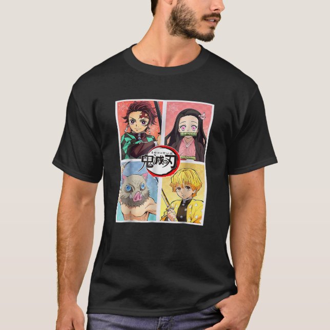 S-Layers Demons-Anime-Art T-Shirt (Front)