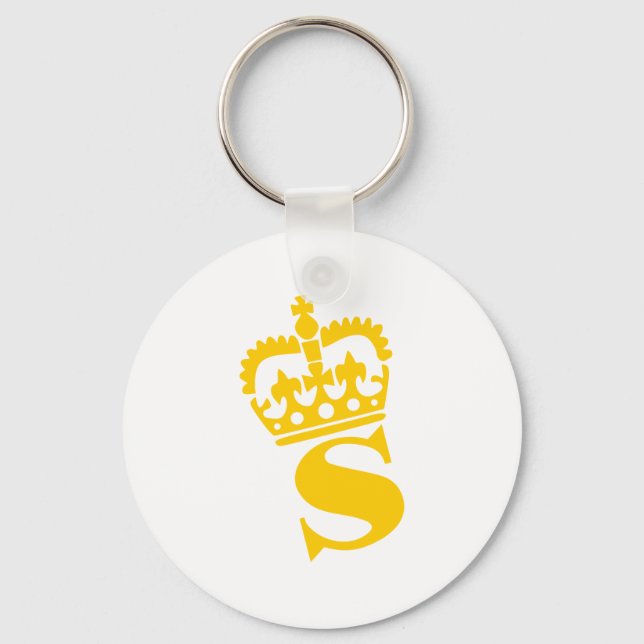 S - Letter - Name Keychain (Front)