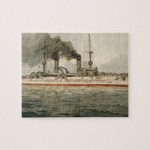 S.M. Grosse Kreuzer 'Furst Bismarck' (H.M. Great C Jigsaw Puzzle