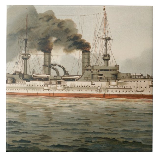 S.M. Grosse Kreuzer 'Furst Bismarck' (H.M. Great C Tile (Front)