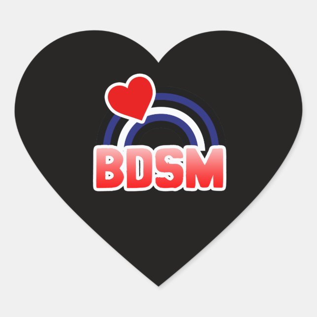 S / M Pride Heart Sticker (Front)