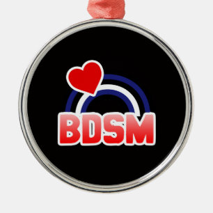 S / M Pride Metal Ornament