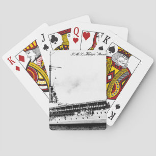 S.M.S. Kaiser Parade vor S.M. dem_War Image Playing Cards