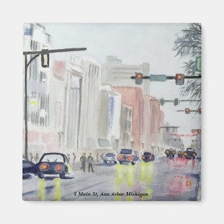S Main St, Ann Arbor Michigan Magnet