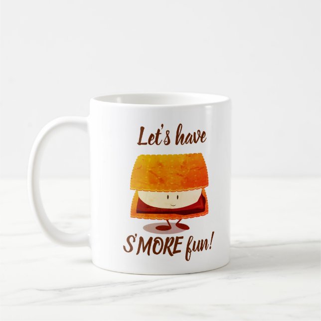 S’more fun caricature personnage mug (Gauche)