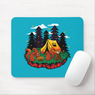 S’more Fun With This Camping Squirrel Mouse Pad