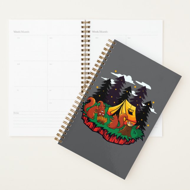 S’more Fun With This Camping Squirrel Planner (Display)