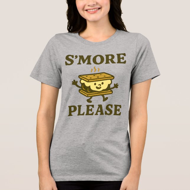 S’more Please T-Shirt | Cute Camping Fall Tee (Front)